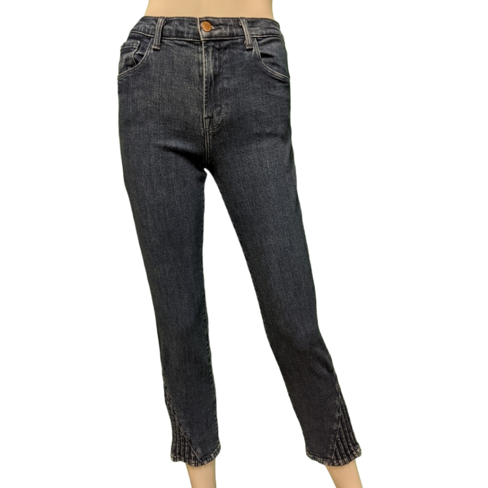 J Brand Dark Wash Blue Ruby Boyfriend Jeans, 27
